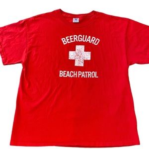 BEER GUARD/BEACH PATROL GRAPHIC TEE (135)